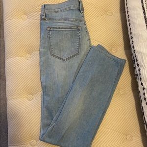 J crew light blue skinny jeans